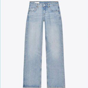 TRF Low-Rise Wide Leg Jeans